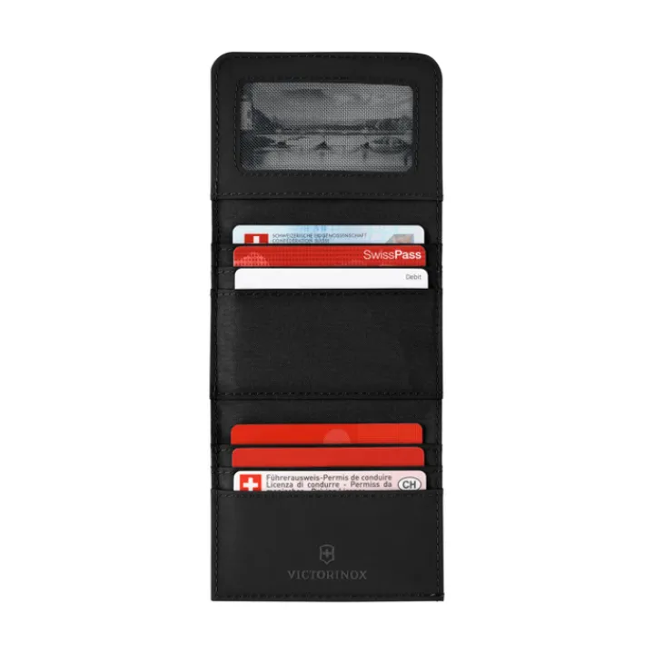 Rfid Portemonnees|Kleine Portemonnees>Victorinox Travel Essentials Tri-Fold Wallet black