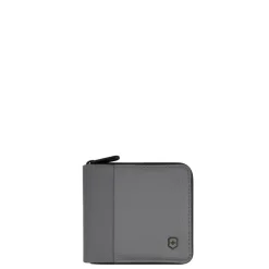 Rfid Portemonnees|Kleine Portemonnees>Victorinox Travel Essentials Zip-Around Wallet frost grey