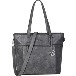Schoudertassen|Damestassen>Wimona Evelina Shoulderbag grey