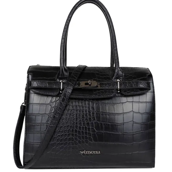 Schoudertassen|Handtassen>Wimona Liona Dames Laptopbag black