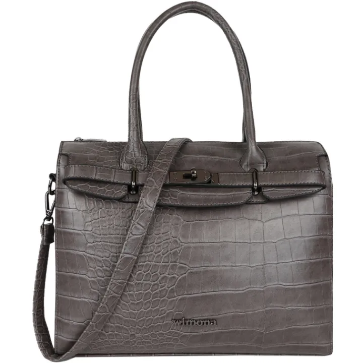 Schoudertassen|Handtassen>Wimona Liona Ladies Laptopbag grey
