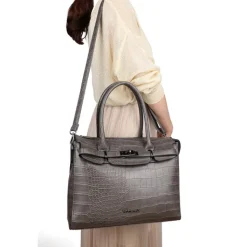 Schoudertassen|Handtassen>Wimona Liona Ladies Laptopbag grey