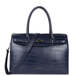 Herentassen|Heren Schooltassen>Wimona Sofia Dames Laptopbag dark blue