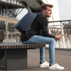 Kleine Rugzakken|Heren Rugzakken>XD Design Bobby Hero Regular Anti-diefstal Rugzak light blue
