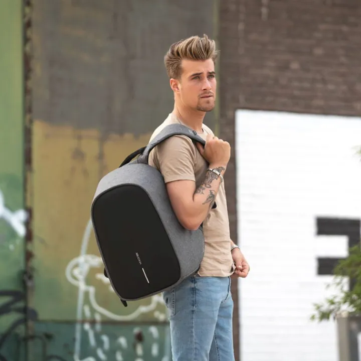 Kleine Rugzakken|Heren Rugzakken>XD Design Bobby Hero Regular Anti-diefstal Rugzak grey