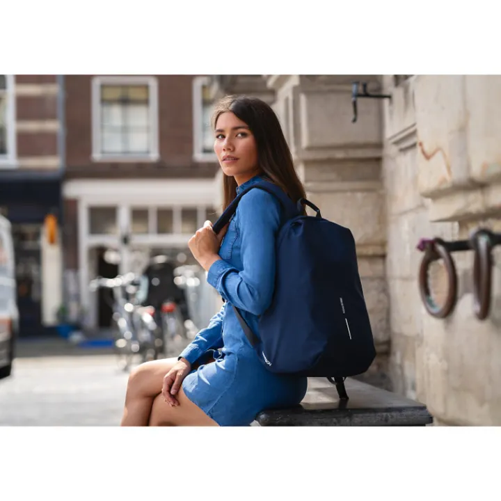 Kleine Rugzakken|Heren Rugzakken>XD Design Bobby Soft Anti-Diefstal Rugzak navy