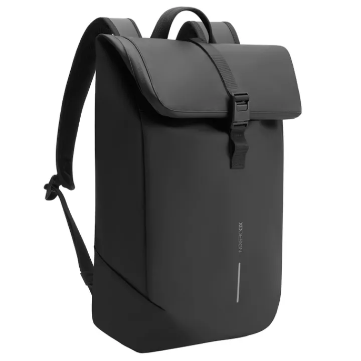 Kleine Rugzakken|Schoolrugzak>XD Design Urban Water Resistant Flap Top black