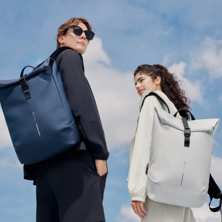 Kleine Rugzakken|Schoolrugzak>XD Design Urban Water Resistant Flap Top navy