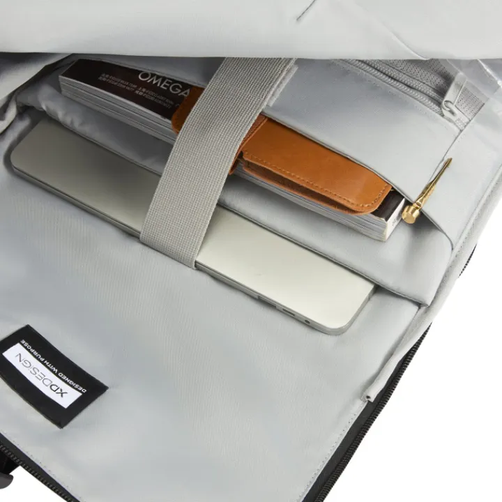 Kleine Rugzakken|Schoolrugzak>XD Design Urban Water Resistant Flap Top off white