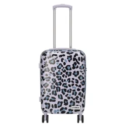 Klm Trolleys|Handbagage Trolleys>Zebra Trends Animal Travel Cabin Trolley panther lila