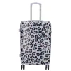 Harde Koffers|Reiskoffers>Zebra Trends Animal Travel Trolley M panther lila