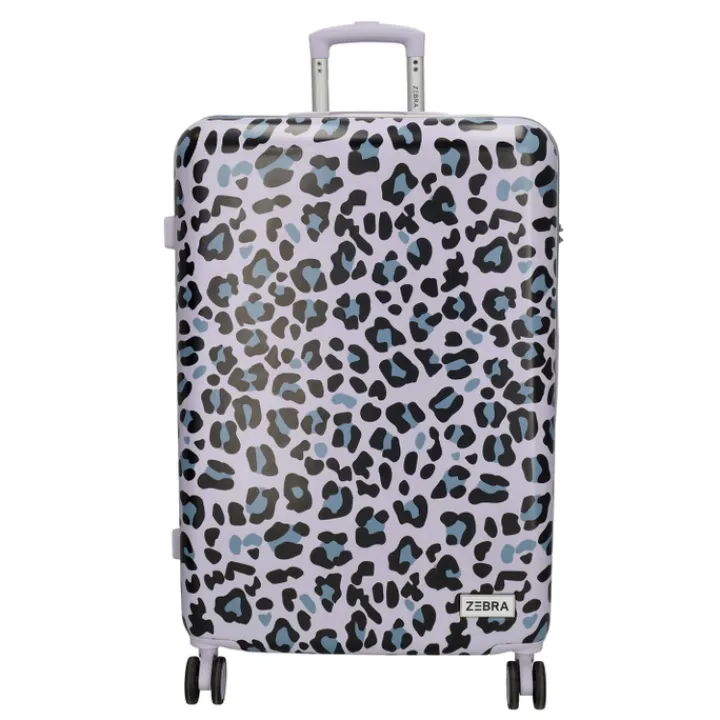 Reistrolleys|Reiskoffers>Zebra Trends Animal Travel Trolley 78 panther lila