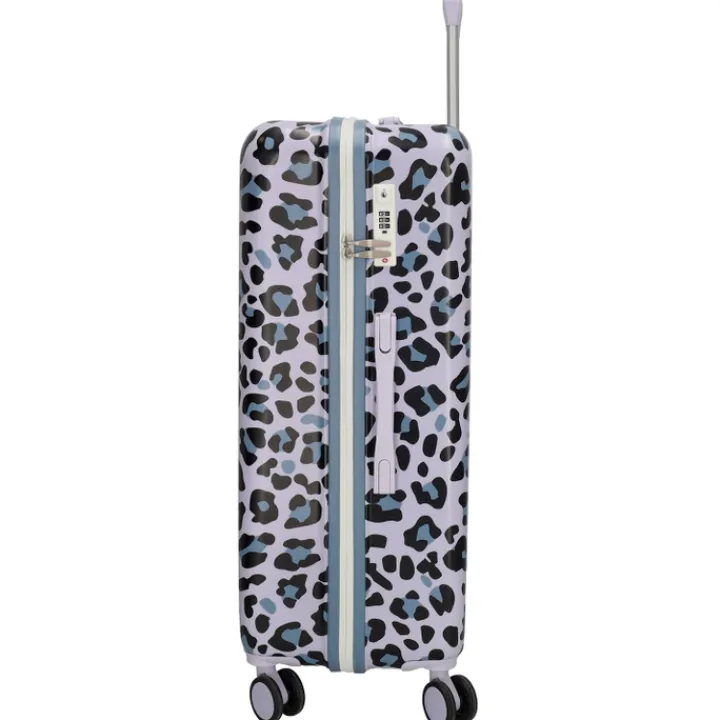 Reistrolleys|Reiskoffers>Zebra Trends Animal Travel Trolley 78 panther lila