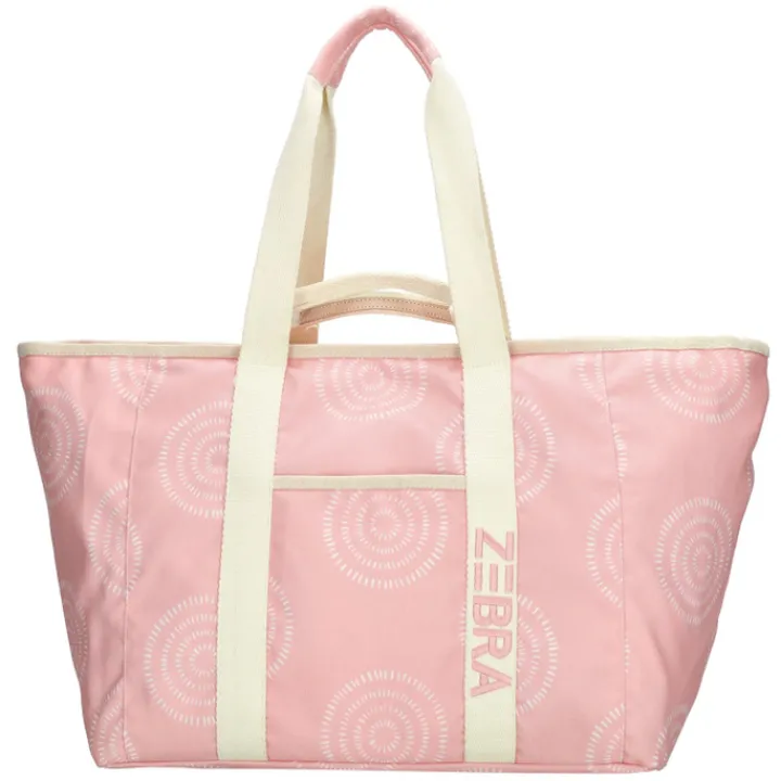 Strandtassen|Damestassen>Zebra Trends Elise Beachbag pink boho