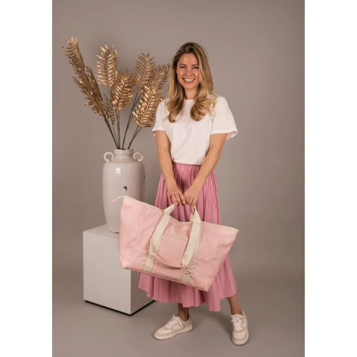 Strandtassen|Damestassen>Zebra Trends Elise Beachbag pink boho