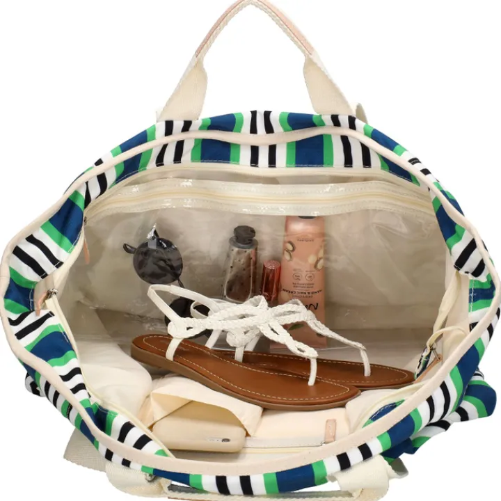 Strandtassen|Damestassen>Zebra Trends Elise Beachbag stripes