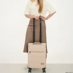 Transavia Trolleys|Klm Trolleys>Zebra Trends Elske Cabin Trolley lighttaupe