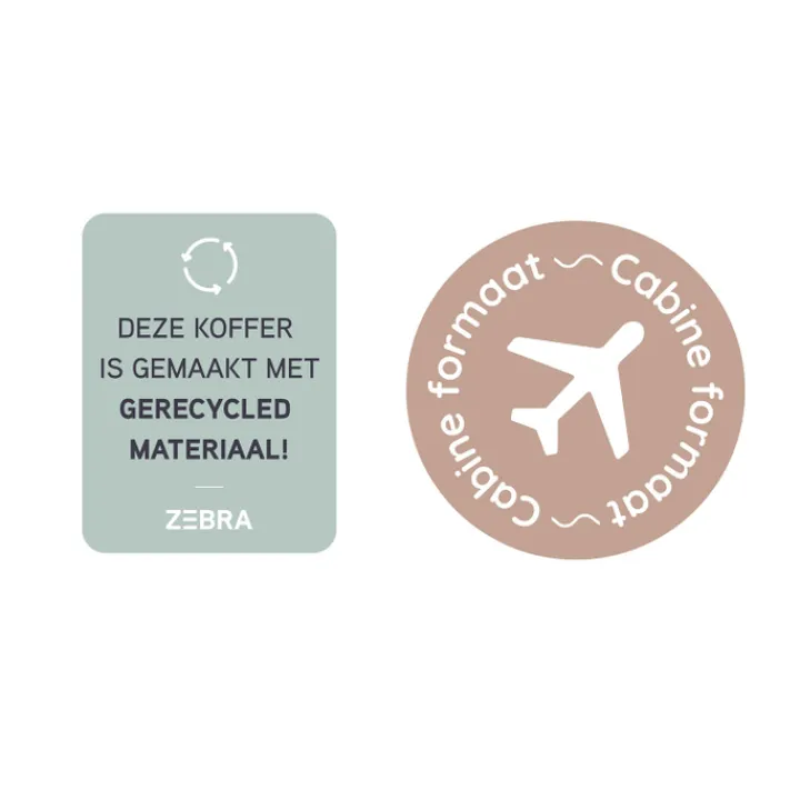 Transavia Trolleys|Klm Trolleys>Zebra Trends Elske Cabin Trolley black