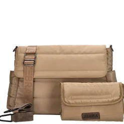 Luiertassen|Damestassen>Zebra Trends Elske Diaperbag taupe