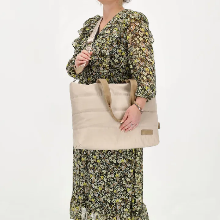 Shoppers|Schoudertassen>Zebra Trends Elske Laptopbag lighttaupe