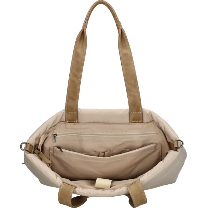 Shoppers|Schoudertassen>Zebra Trends Elske Laptopbag lighttaupe