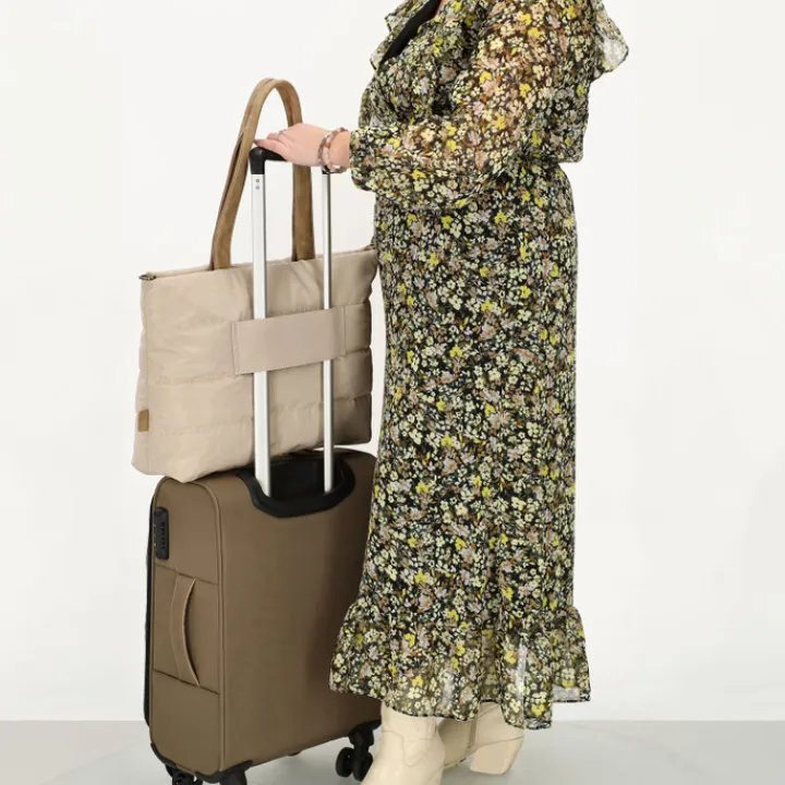 Shoppers|Schoudertassen>Zebra Trends Elske Laptopbag lighttaupe