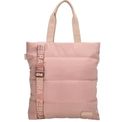 Shoppers>Zebra Trends Elske Puffer Shopper old rose