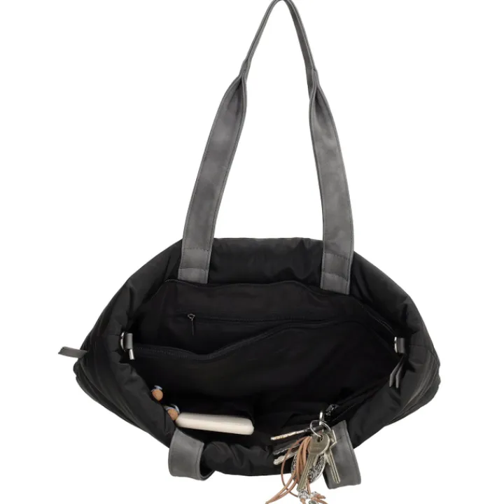 Shoppers|Damestassen>Zebra Trends Elske Shopper II zwart