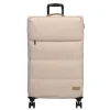 Zachte Koffers|Reiskoffers>Zebra Trends Elske Trolley L lighttaupe
