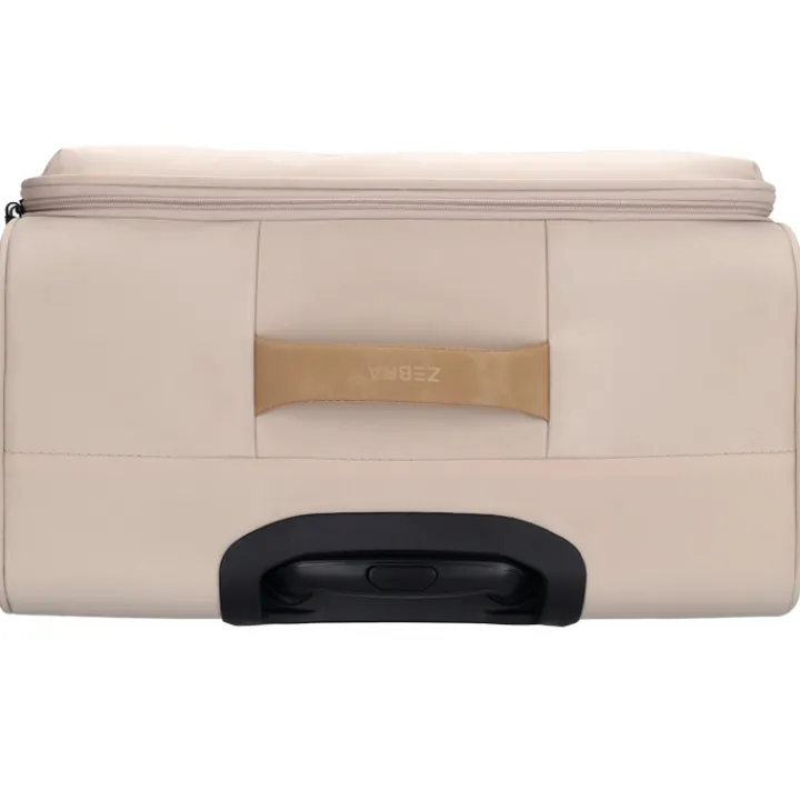 Zachte Koffers|Reiskoffers>Zebra Trends Elske Trolley L lighttaupe