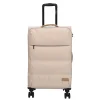 Zachte Koffers|Reiskoffers>Zebra Trends Elske Trolley M lighttaupe