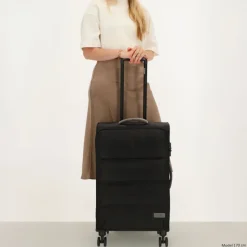 Reistrolleys|Reiskoffers>Zebra Trends Elske Trolley M black