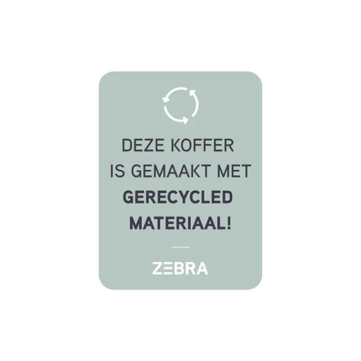 Reistrolleys|Reiskoffers>Zebra Trends Elske Trolley M black
