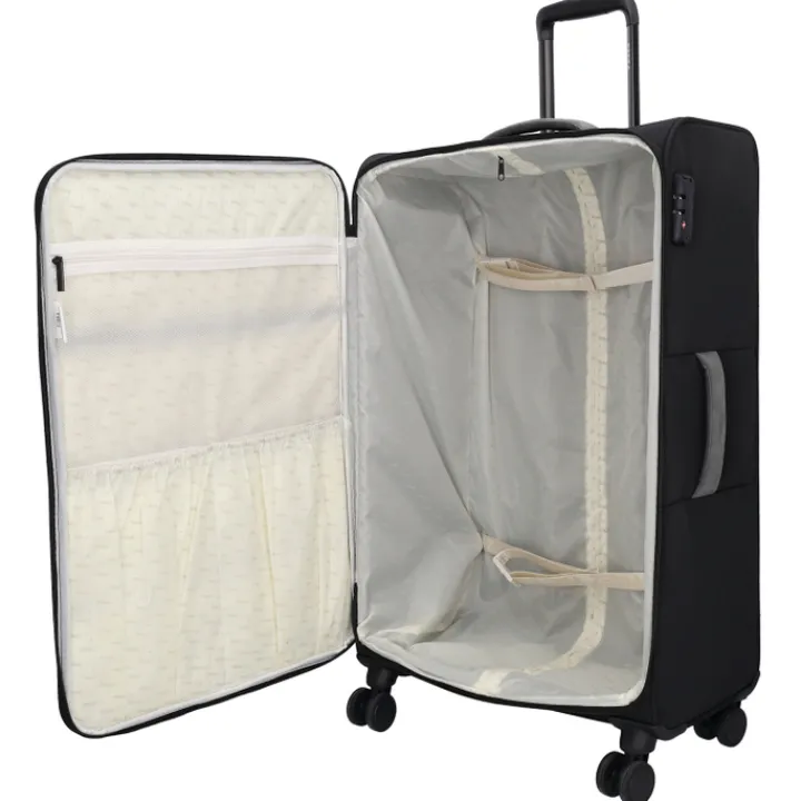 Zachte Koffers|Reiskoffers>Zebra Trends Elske Trolley L black