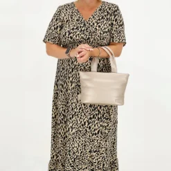 Schoudertassen|Handtassen>Zebra Trends Evie Handbag 23045 champagne