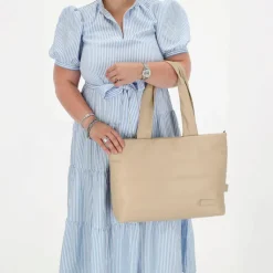Shoppers|Schoudertassen>Zebra Trends Evie Shopper 23043 lighttaupe