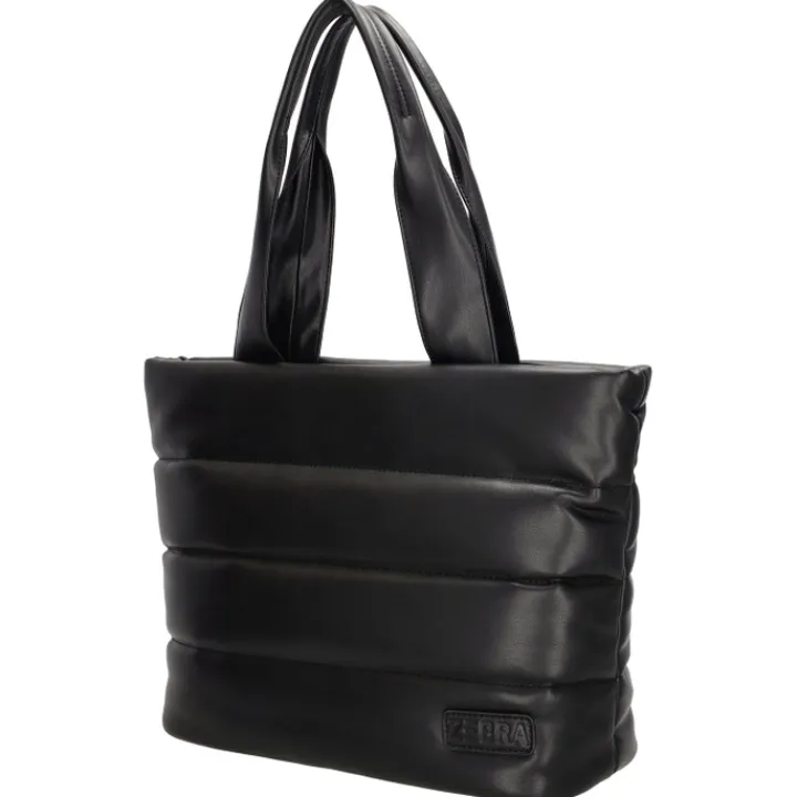 Schoudertassen|Damestassen>Zebra Trends Evie Shopper 22903 black