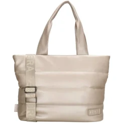 Schoudertassen|Damestassen>Zebra Trends Evie Shopper 22903 champagne
