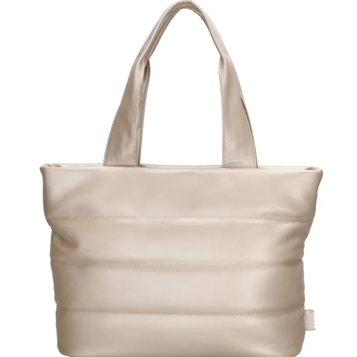 Schoudertassen|Damestassen>Zebra Trends Evie Shopper 22903 champagne