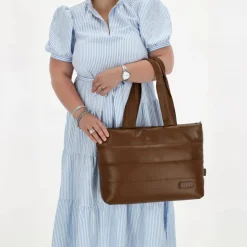 Shoppers|Schoudertassen>Zebra Trends Evie Shopper 23043 brown