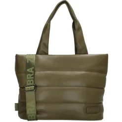 Schoudertassen|Damestassen>Zebra Trends Evie Shopper 22903 olivegreen