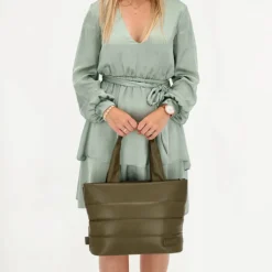 Schoudertassen|Damestassen>Zebra Trends Evie Shopper 22903 olivegreen