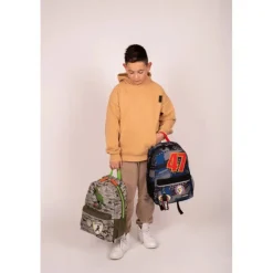 Heren Rugzakken|Schoolrugzak>Zebra Trends Finn Rugzak zwart-donkerblauw