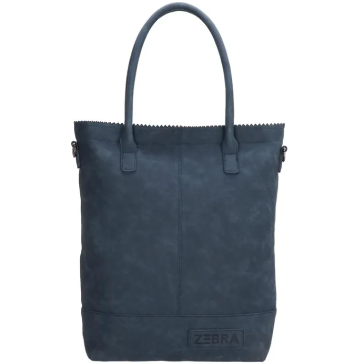 Handtassen|Damestassen>Zebra Trends Kartel Met Rits Shopper jeansblauw