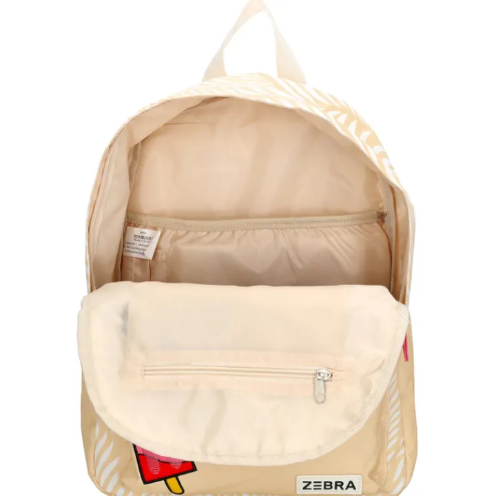 Kleine Rugzakken|Dames Rugzakken>Zebra Trends Kids Backpack beige