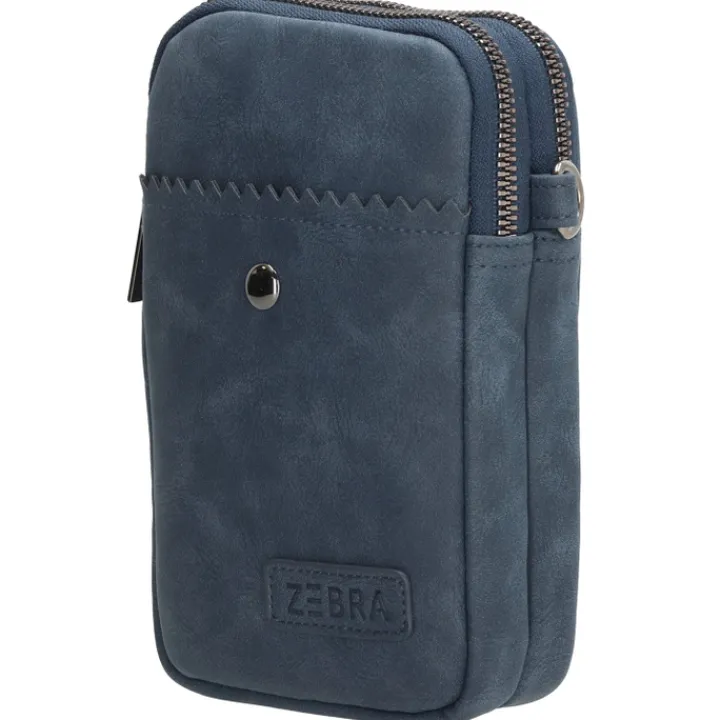 Telefoontasjes|Damestassen>Zebra Trends Lisa Telefoontasje II jeansblauw