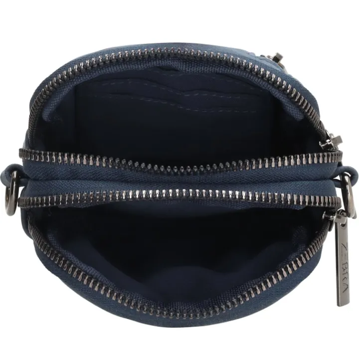 Telefoontasjes|Damestassen>Zebra Trends Lisa Telefoontasje II jeansblauw