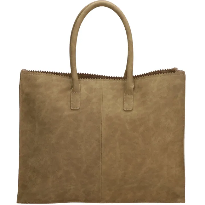 Shoppers|Damestassen>Zebra Trends Lisa XL Shopper olijfgroen
