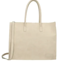 Shoppers|15.6 Inch Laptoptassen>Zebra Trends Lisa XL Shopper creme