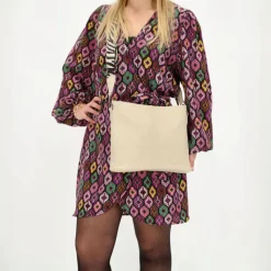 Crossbody|Damestassen>Zebra Trends Merel Crossover creme